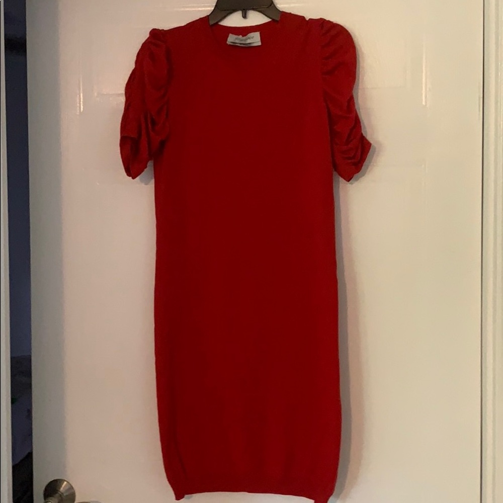 Yves Saint Laurent 100% virgin Wool sweater dress